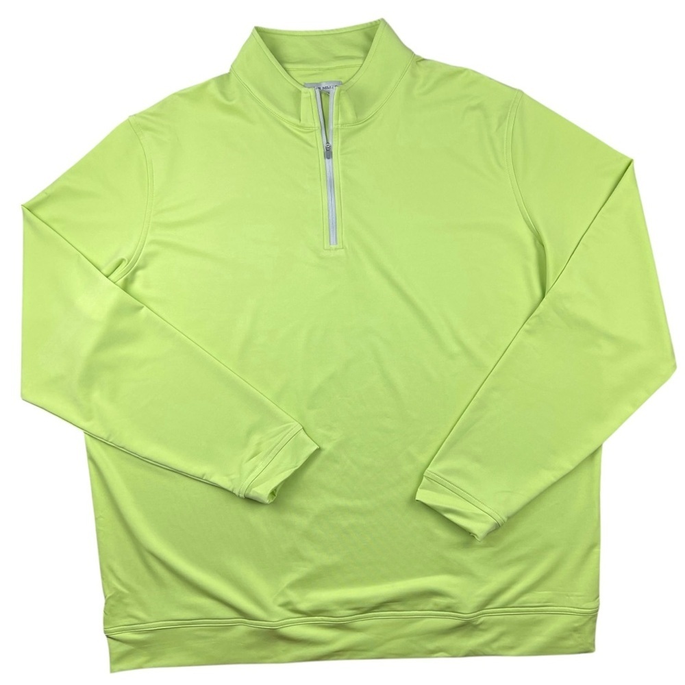 PeterMillar Crown Sport Perth Mélange Performance Quarter Zip Pullover Size XXL - Picture 3 of 8